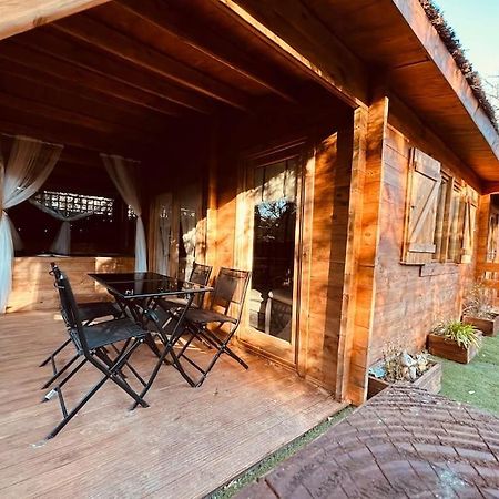 Chalet Bois Jacuzzi Bessan Eksteriør billede