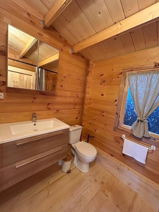 Chalet Bois Jacuzzi Bessan Eksteriør billede