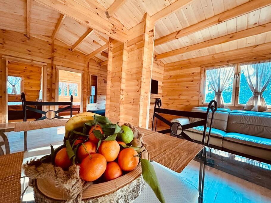 Chalet Bois Jacuzzi Bessan Eksteriør billede